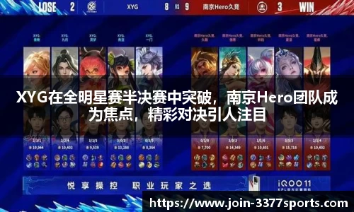 XYG在全明星赛半决赛中突破，南京Hero团队成为焦点，精彩对决引人注目